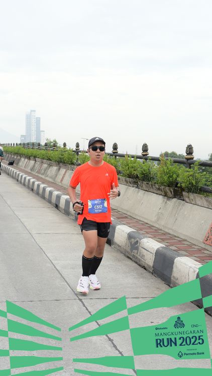 Race photo from Mangkunegaran Run 2025