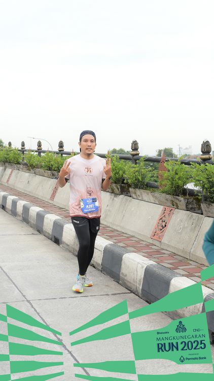 Race photo from Mangkunegaran Run 2025