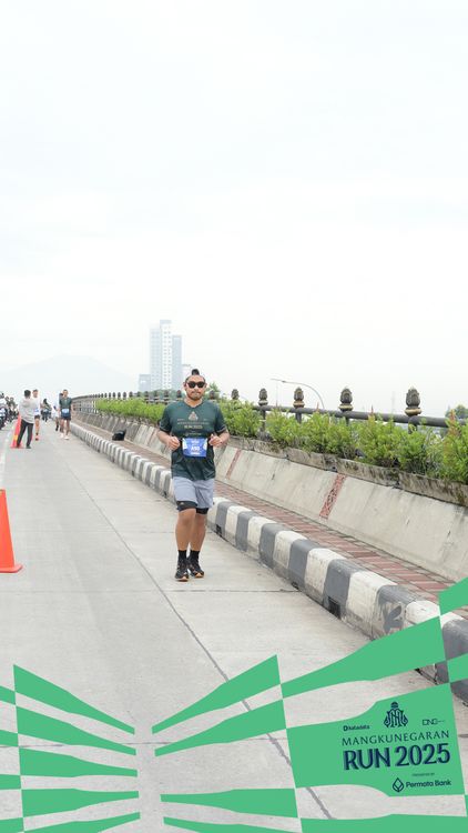 Race photo from Mangkunegaran Run 2025