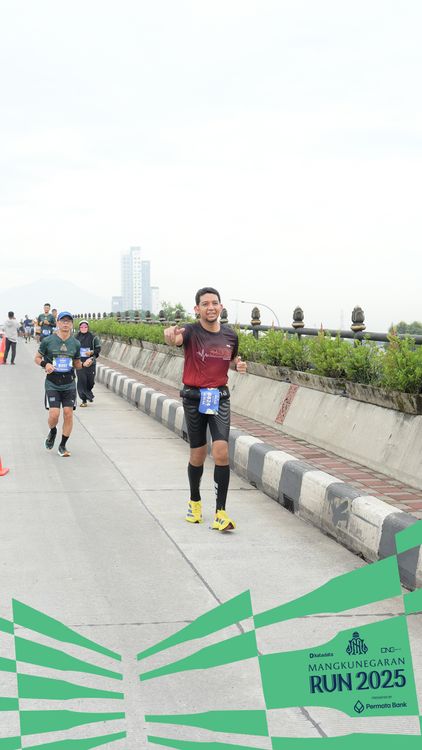 Race photo from Mangkunegaran Run 2025