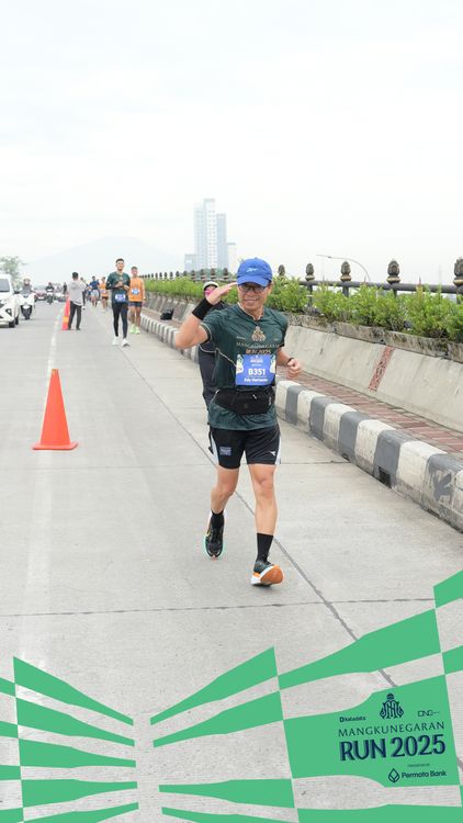 Race photo from Mangkunegaran Run 2025