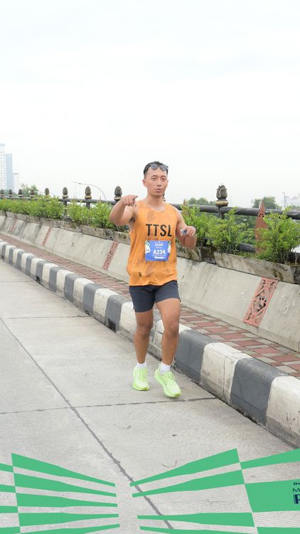 Race photo from Mangkunegaran Run 2025
