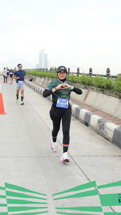 Race photo from Mangkunegaran Run 2025