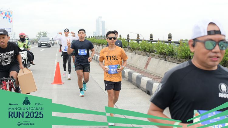 Race photo from Mangkunegaran Run 2025