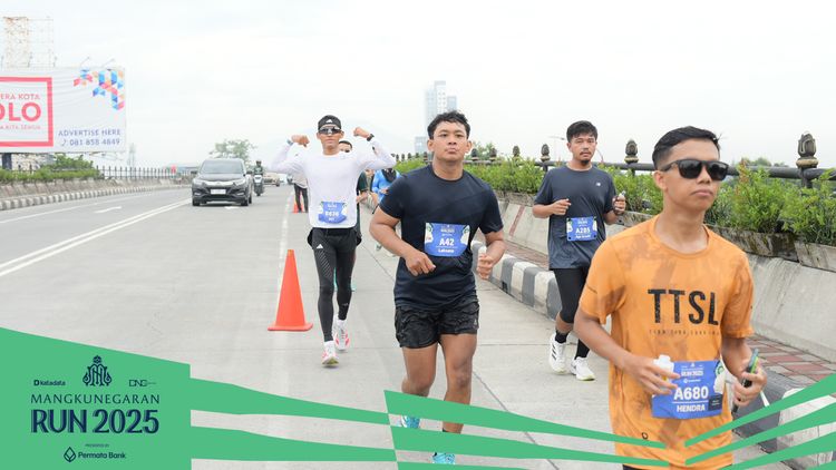 Race photo from Mangkunegaran Run 2025