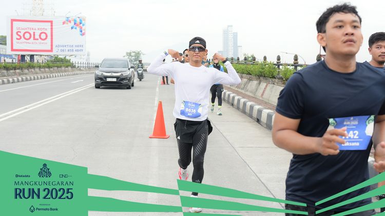 Race photo from Mangkunegaran Run 2025