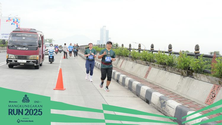 Race photo from Mangkunegaran Run 2025