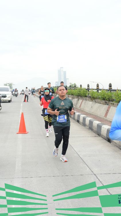 Race photo from Mangkunegaran Run 2025
