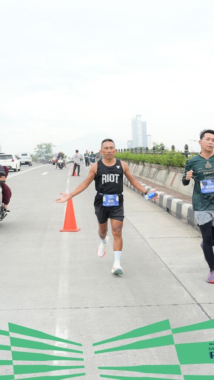 Race photo from Mangkunegaran Run 2025
