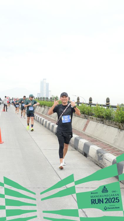 Race photo from Mangkunegaran Run 2025