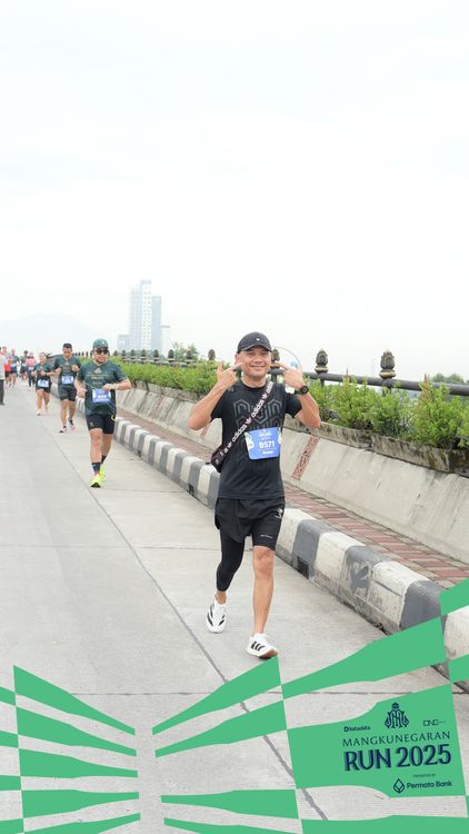Race photo from Mangkunegaran Run 2025