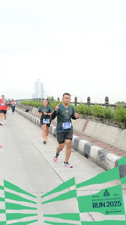Race photo from Mangkunegaran Run 2025
