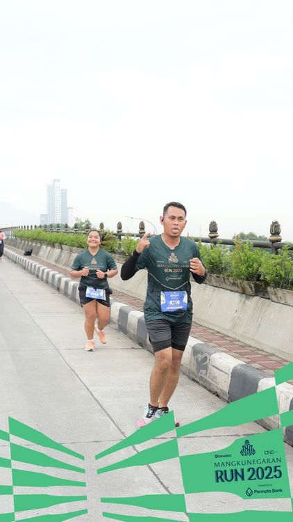 Race photo from Mangkunegaran Run 2025