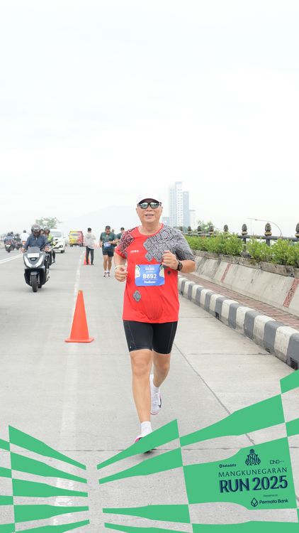 Race photo from Mangkunegaran Run 2025