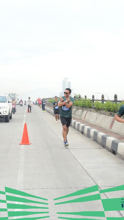 Race photo from Mangkunegaran Run 2025