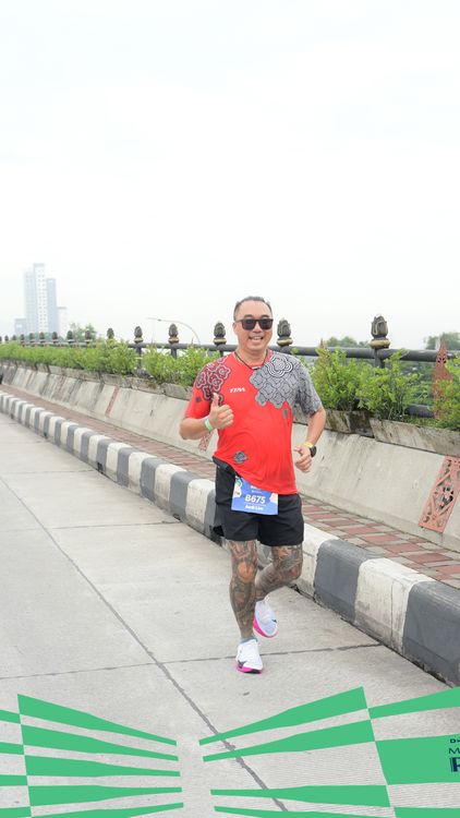 Race photo from Mangkunegaran Run 2025