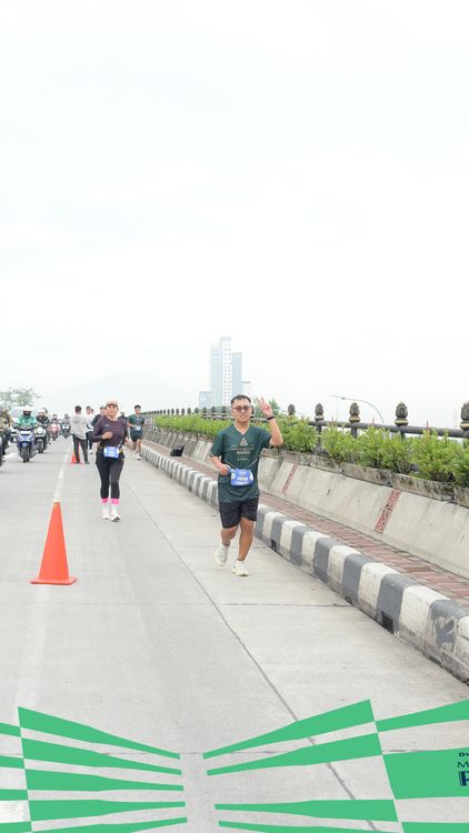 Race photo from Mangkunegaran Run 2025