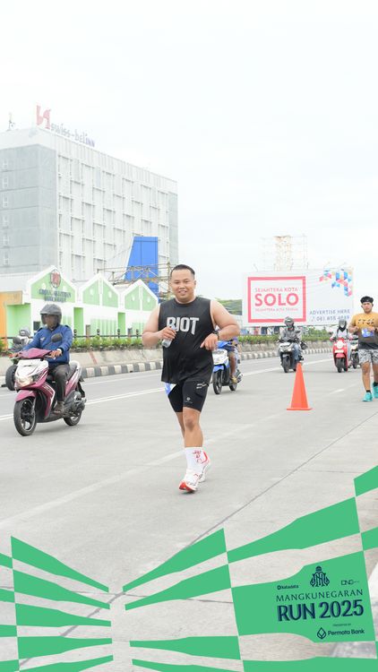 Race photo from Mangkunegaran Run 2025