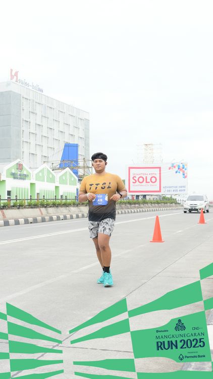 Race photo from Mangkunegaran Run 2025