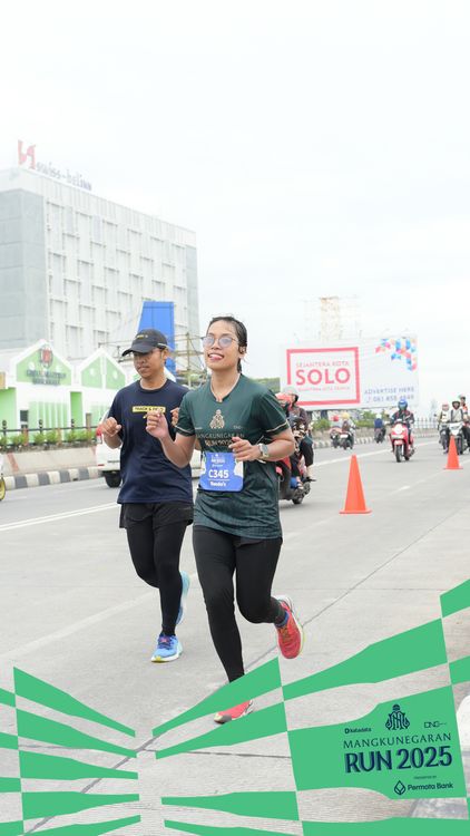 Race photo from Mangkunegaran Run 2025
