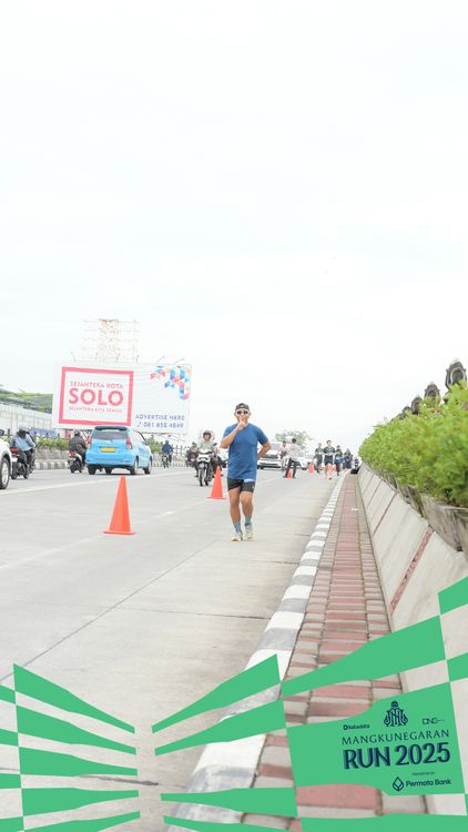 Race photo from Mangkunegaran Run 2025