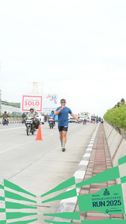 Race photo from Mangkunegaran Run 2025