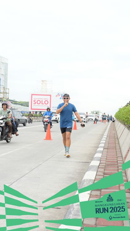 Race photo from Mangkunegaran Run 2025