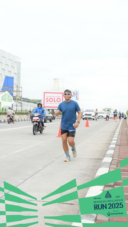 Race photo from Mangkunegaran Run 2025