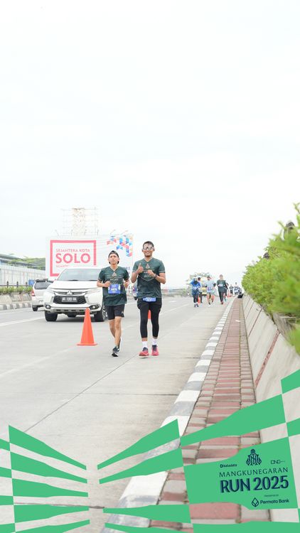 Race photo from Mangkunegaran Run 2025