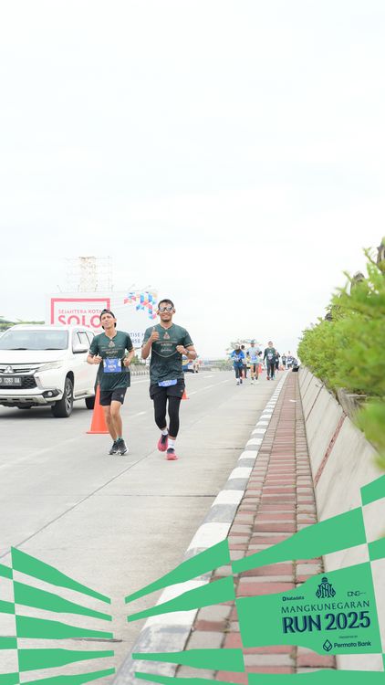 Race photo from Mangkunegaran Run 2025