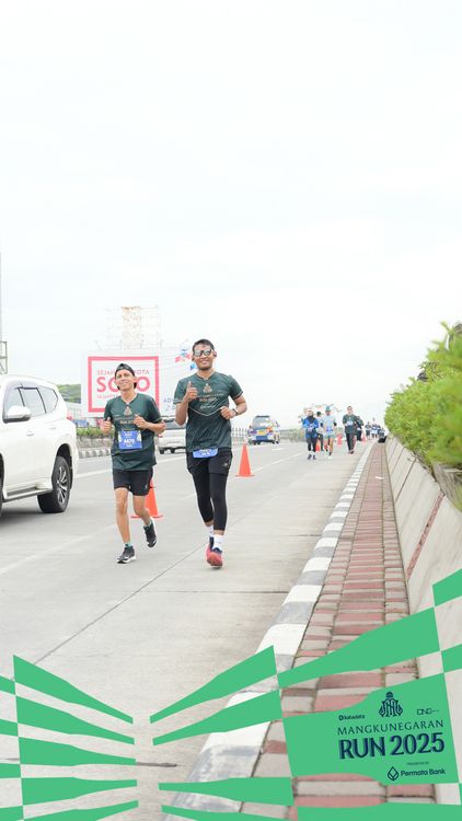Race photo from Mangkunegaran Run 2025
