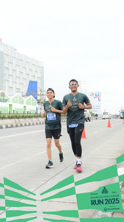 Race photo from Mangkunegaran Run 2025