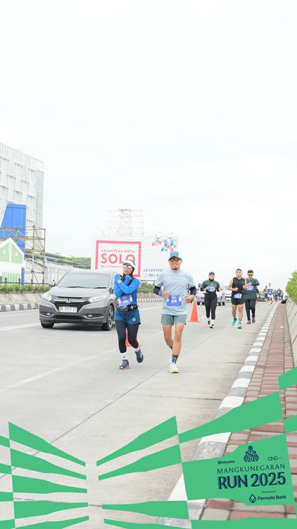 Race photo from Mangkunegaran Run 2025