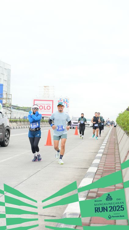 Race photo from Mangkunegaran Run 2025