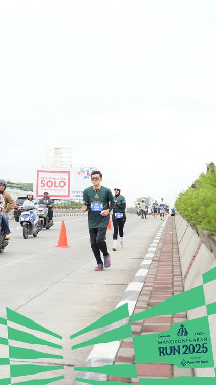 Race photo from Mangkunegaran Run 2025