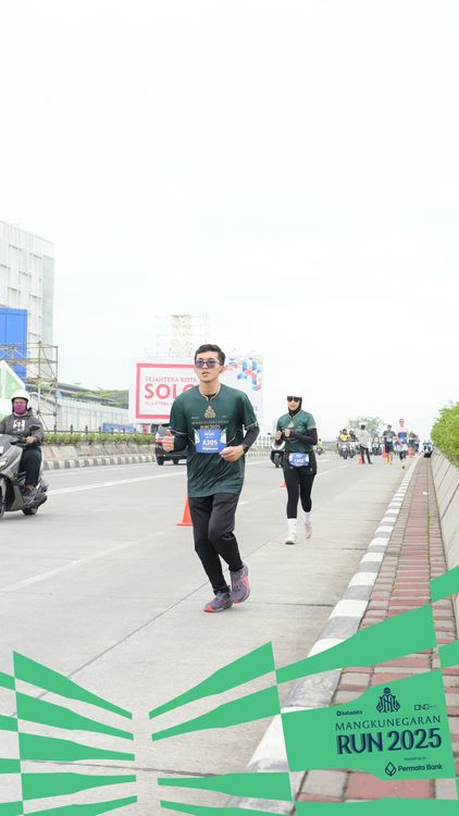 Race photo from Mangkunegaran Run 2025
