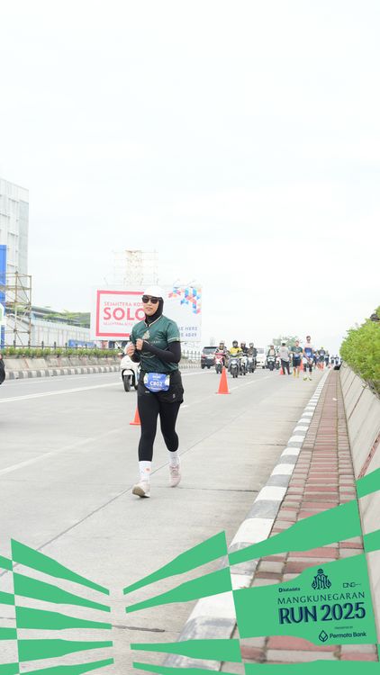Race photo from Mangkunegaran Run 2025