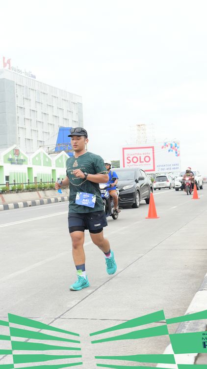 Race photo from Mangkunegaran Run 2025