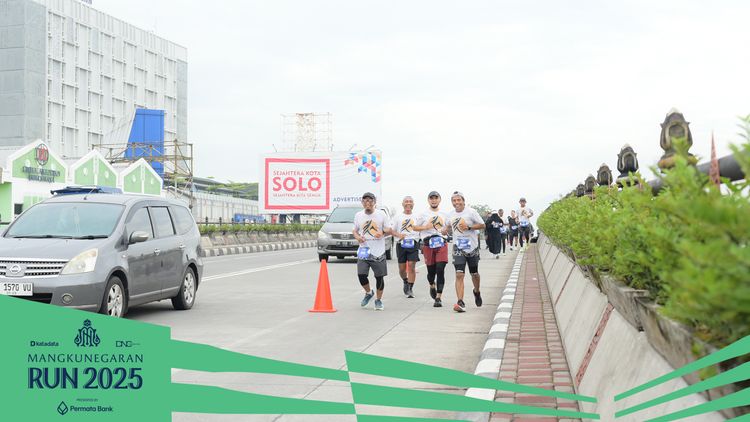 Race photo from Mangkunegaran Run 2025