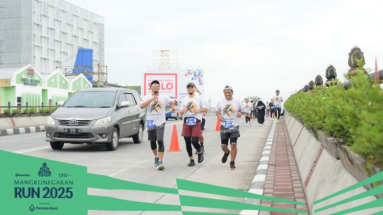 Race photo from Mangkunegaran Run 2025