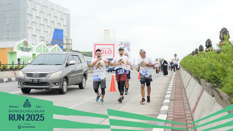 Race photo from Mangkunegaran Run 2025
