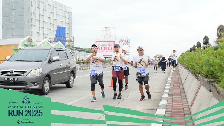 Race photo from Mangkunegaran Run 2025