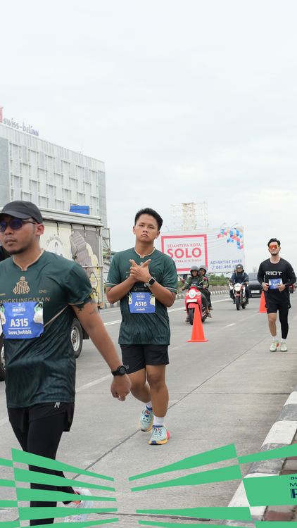 Race photo from Mangkunegaran Run 2025