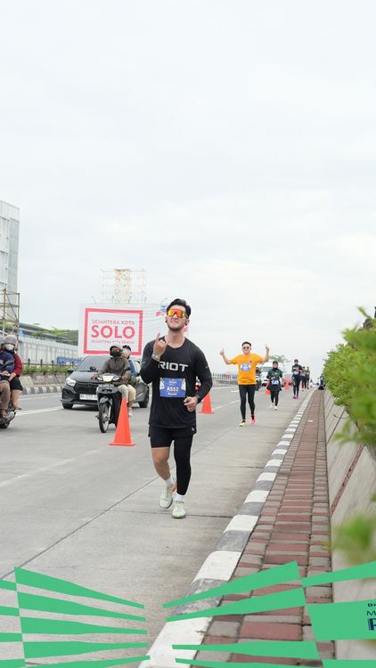 Race photo from Mangkunegaran Run 2025