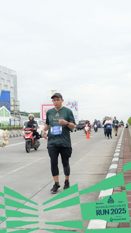 Race photo from Mangkunegaran Run 2025