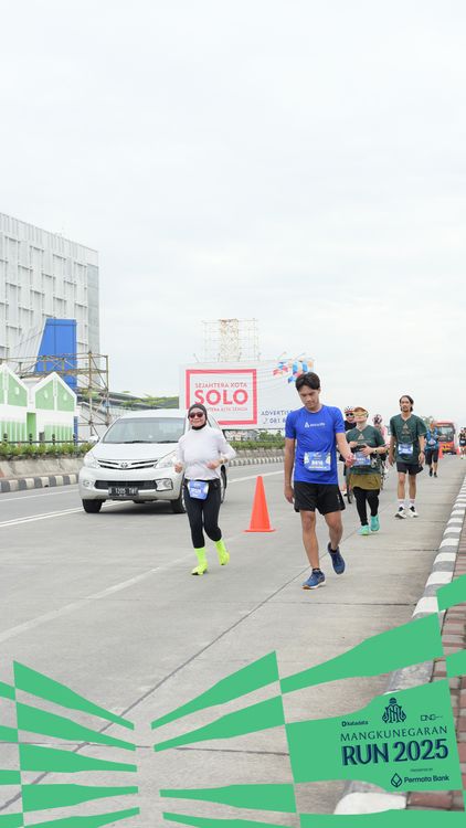 Race photo from Mangkunegaran Run 2025