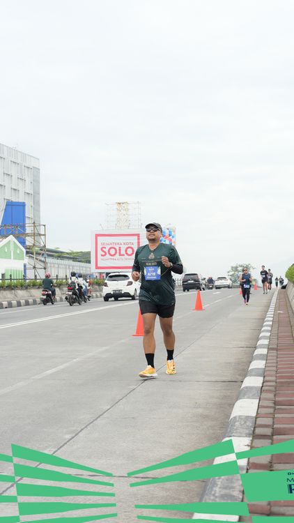 Race photo from Mangkunegaran Run 2025