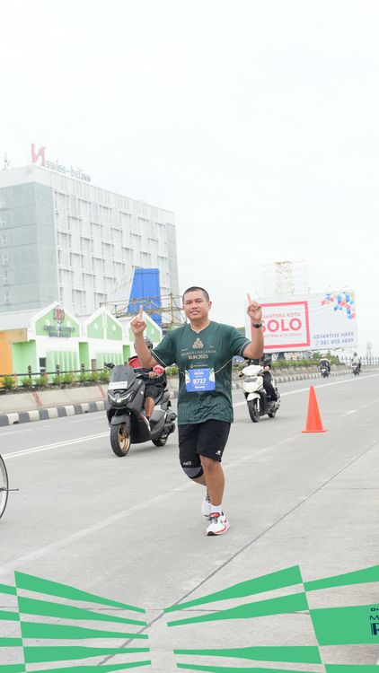 Race photo from Mangkunegaran Run 2025