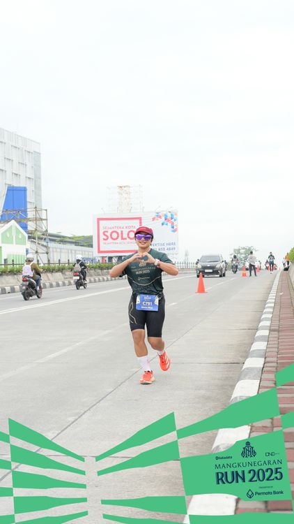 Race photo from Mangkunegaran Run 2025
