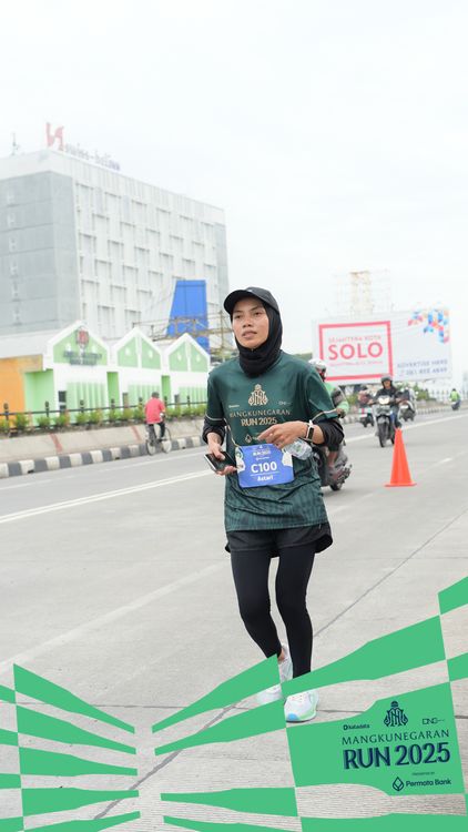 Race photo from Mangkunegaran Run 2025